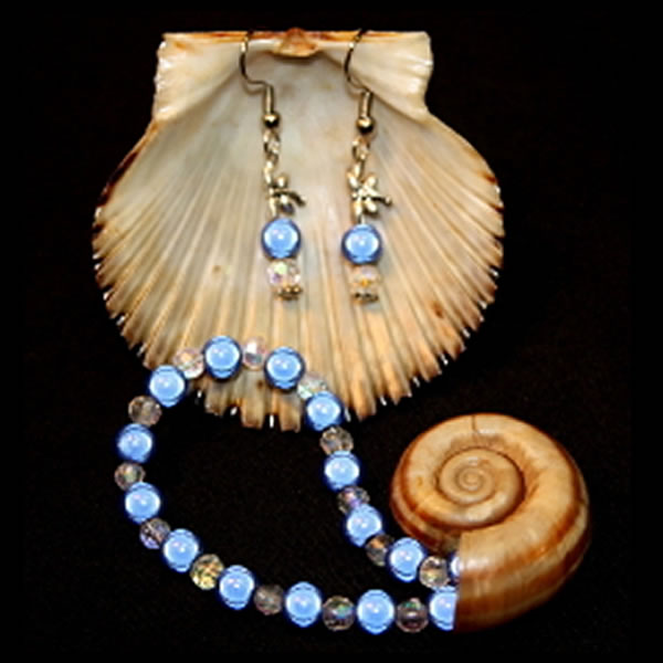 Sea Beautiful Blue Bracelet Set